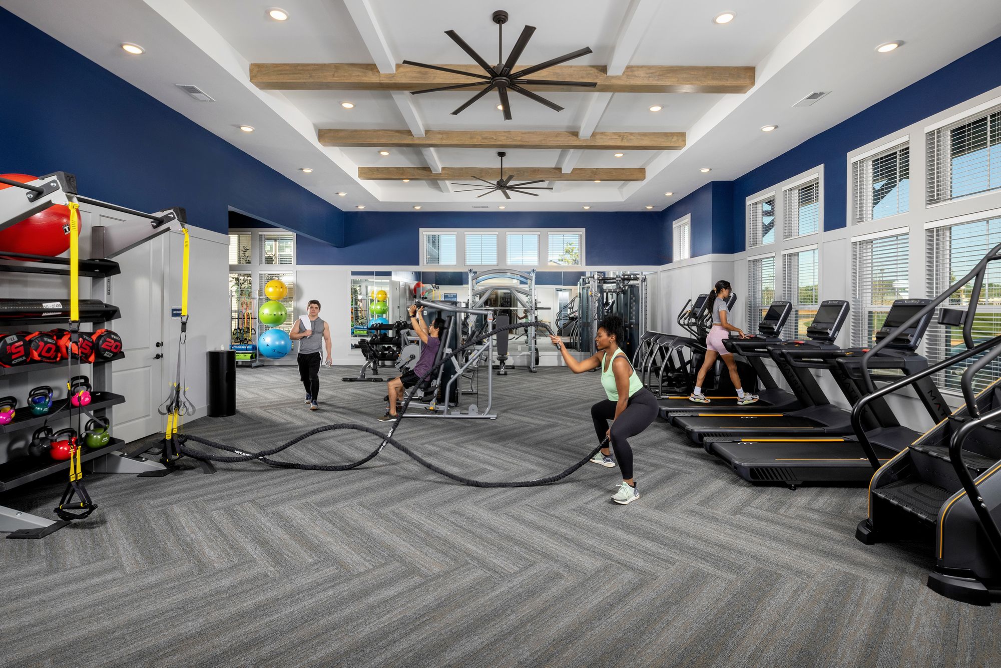 Fitness center at Story Sanfor apartments in sanford FL